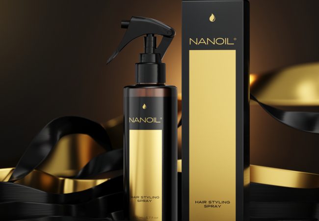5 perces hajformázás a Nanoil Hair Styling Spray-vel
